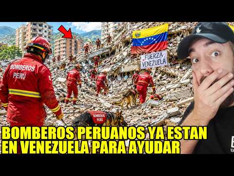 PERUVIAN FIREFIGHTERS are now in VENEZUELA to HELP!!
