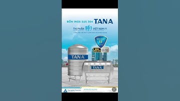 Bồn inox tân á 5000L nằm ( inox 5 khối ngang) chứa nước sinh hoạt gia đình chứa nước mưa nước giếng