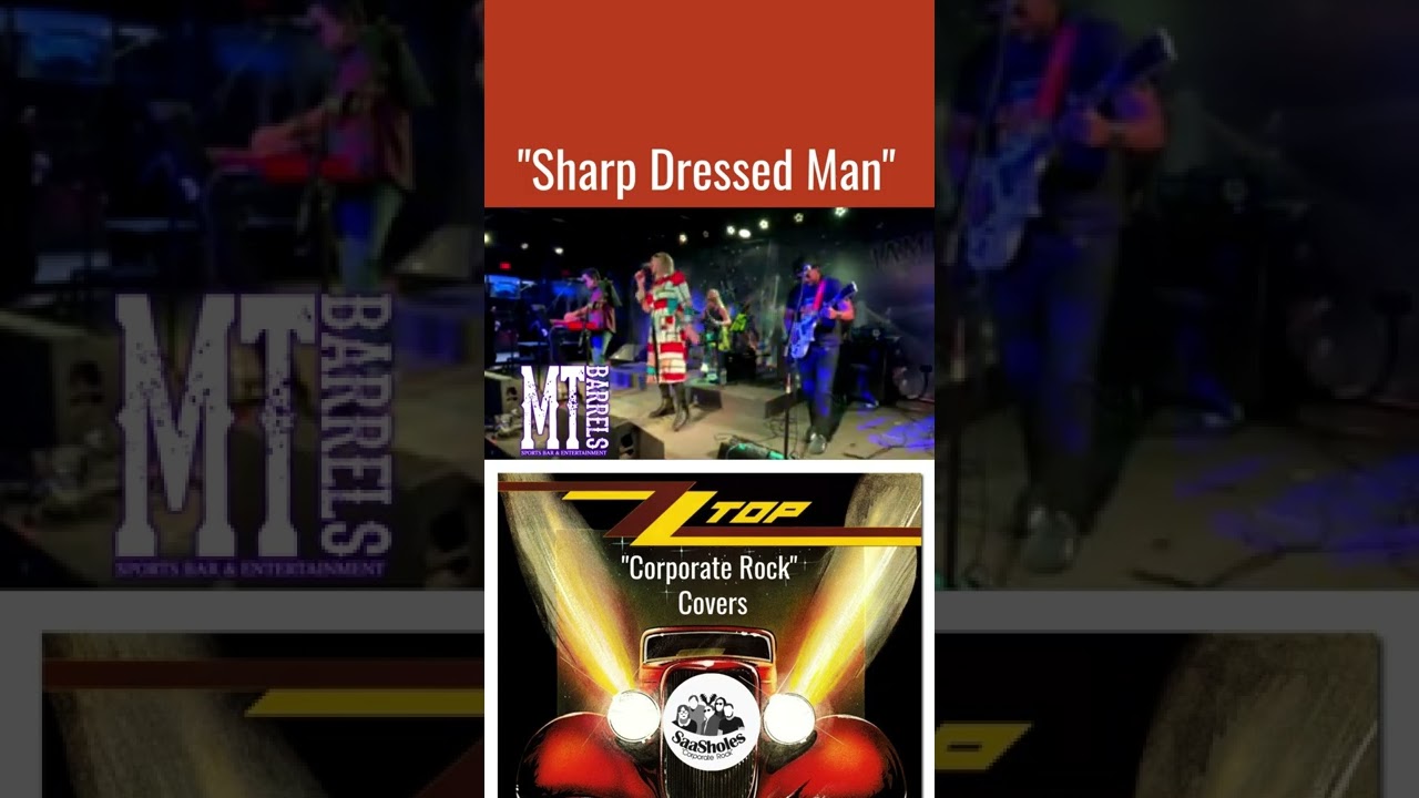 ZZ Top's Sharp Dressed Man Cover by SAAASholes Corporate Rock Covers Band at MT Barrels Schaumburg