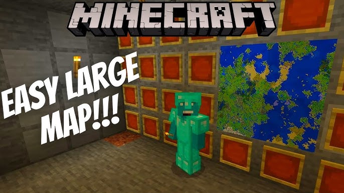 How to Map your Base in Minecraft  Easy Map Wall Tutorial #shorts 