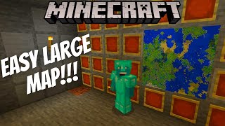 How To Make A Giant Map In Minecraft 1.17