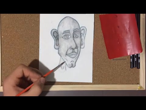 Karikatür nasıl çizilir ? part 1 ( Portre çizimi part 1  ).