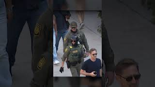Armed Border Patrol agents seen patrolling downtown Chicago on Michigan Avenue
