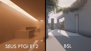 Shader Comparison | SEUS PTGI E12 VS SEUS PTGI E11 VS BSL