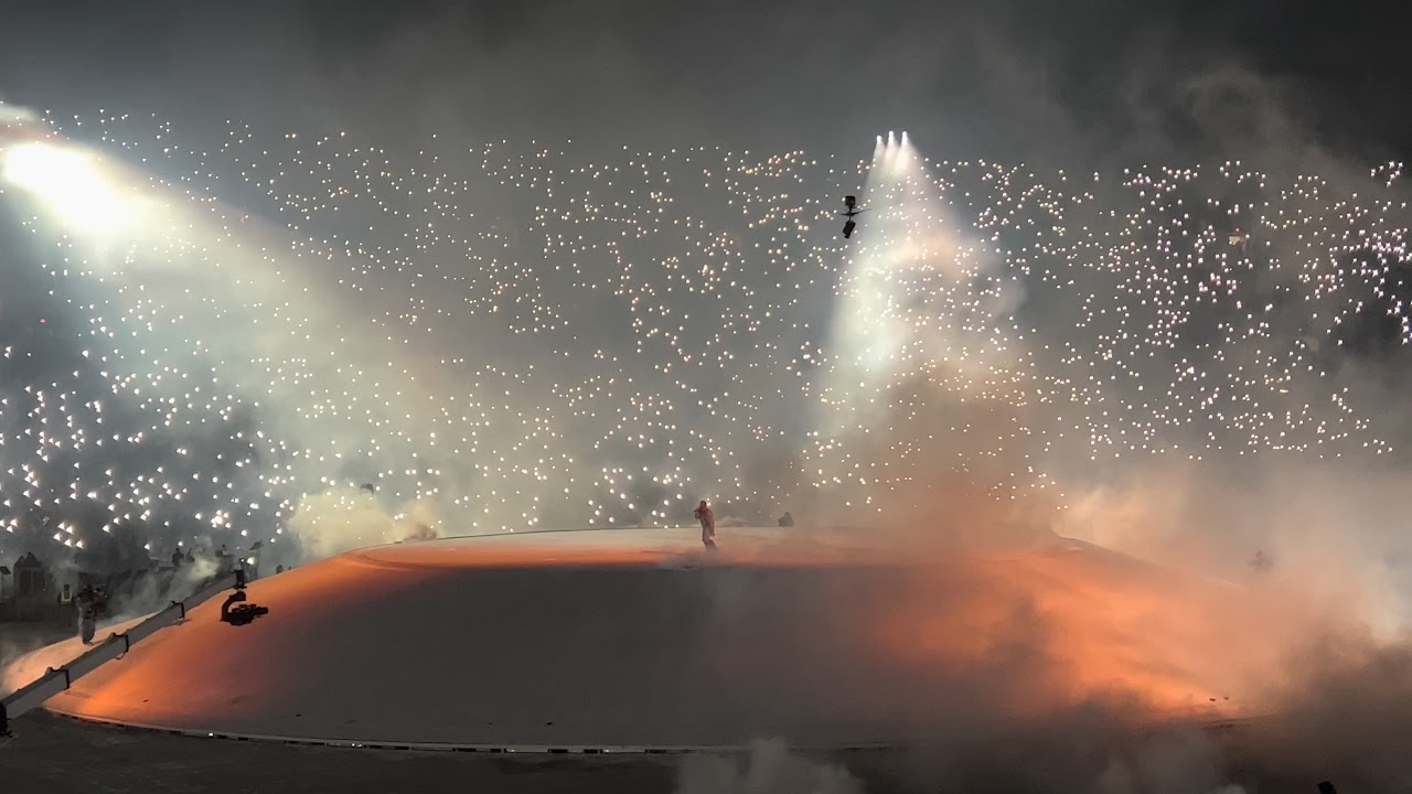 Kanye West “Bound 2” live from Free Larry Hoover concert in Los Angeles 12/8