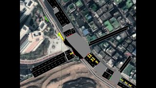 SUMO simulation 시연 영상