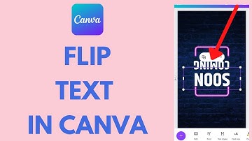 How to Flip a Text in Canva 2023 (Mirror text in Canva)