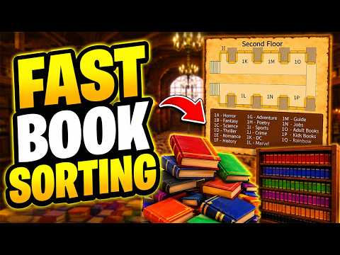 Thumbnail for BOOK SORTING GUIDE in Librarian Tidy Up Roblox Library - Best Tips and Tricks for Faster Progress