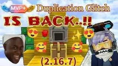 SKYBLOCK DUPLICATION GLITCH||💯 WORKS 😳||BLOCKMANGO||
