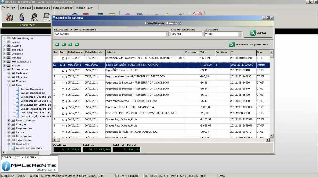 Conciliação Bancaria - YouTube