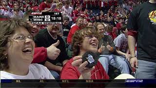 2006 NCAA Hockey Semifinal Maine vs Wisconsin