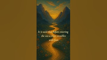 FEAR – Khalil Gibran’s River Poem | A Soul Meditation in 432Hz + Theta Waves