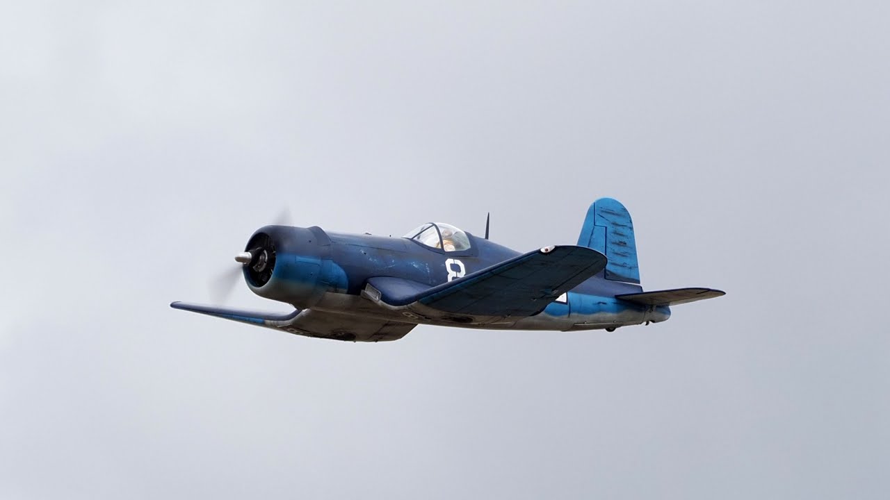 Black Horse Corsair with Brown Bear Penta 54 radial engine