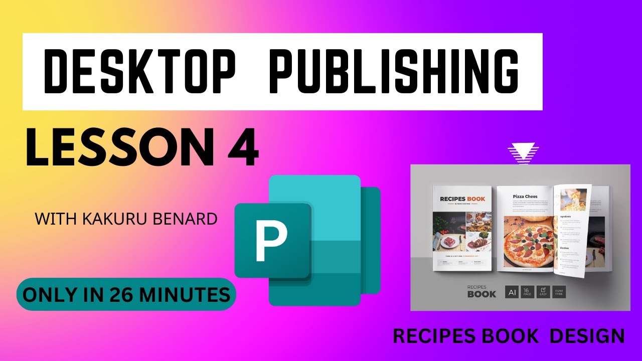 ⁣Crafting Visually Delicious Recipes | Desktop Publishing Tutorial - Lesson 4