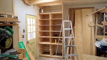 Making A Deep Shop Cabinet With Drawers, Part 2