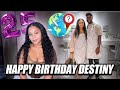 Destiny&#39;s 25th BIRTHDAY | VLOG *BIG SURPRISE* 💞