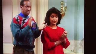 Claire Huxtable's reaction to 'the locomotion'