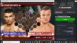 PS2 K-1 World GP 2006 Gameplay