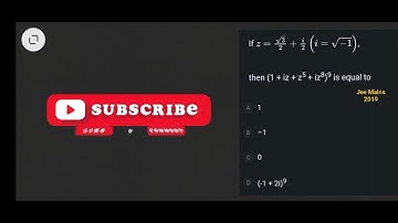 Lecture 6(viiid) Complex Numbers: Jee Mains 2019 problem discussion(Cube roots of unity)