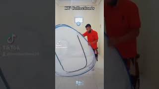Cara Melipat Kelambu Tenda Uk 200200cm Menjadi Lebih Kecil