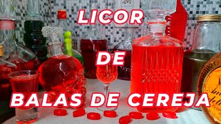 Licor de Balas de Cereja