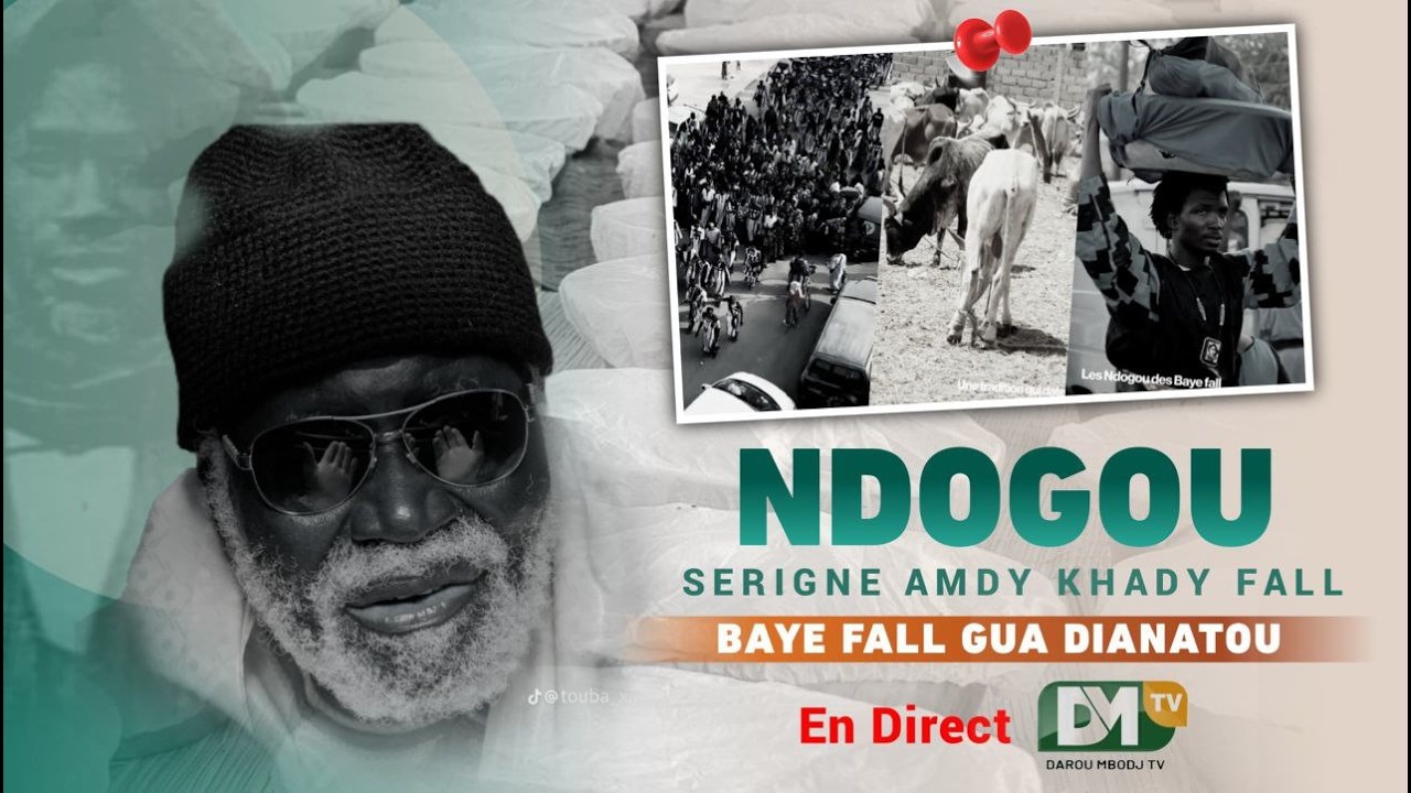 🔴En Direct de Touba - Jour 15 - Ndogou Serigne Amdi khady Fall - Touba Dianatou Mahwa Baye Fall gua.