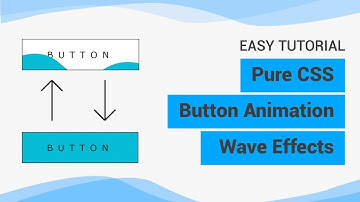 Wave Button Animation Hover Effect | Wave Button Hover Effect Using HTML & CSS