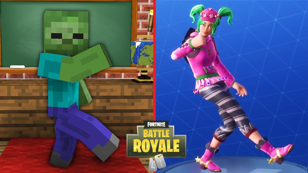 Monster School : FORTNITE BATTLE ROYALE DANCE CHALLENGE 2 