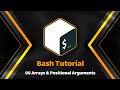 008 Arrays & Positional Arguments