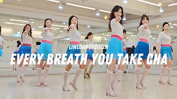 Every Breath You Take Cha Line Dance l Improver l 에브리 브레스 유 테이크 차 라인댄스 l  Linedancequeen