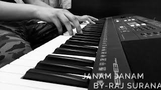 JANAM JANAM|| PIANO COVER|| DILWALE