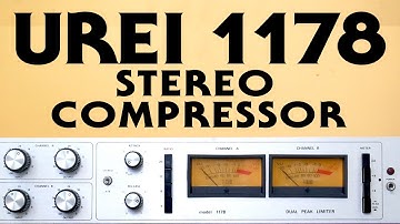 UREI 1178 Stereo Compressor Demo