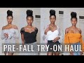 PRE-FALL TRY-ON HAUL | ft. BLACK-OWNED BUSINESS: Tonico Brand