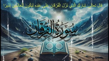 سورة الفرقان بصوت الشيخ احمد العجمي
