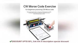 DC9V CW Morse Code Decoder Bulk Circuit Board Welding Practice DIY Electronic Manufacturing Kit US P