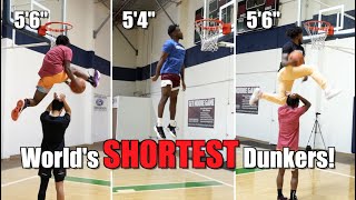 SHORTEST Dunkers in the WORLD DunkOff Head to Head!