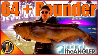 Landing BIG LARRY! The 64lb Legendary Catfish!!! | Call of the Wild theAngler
