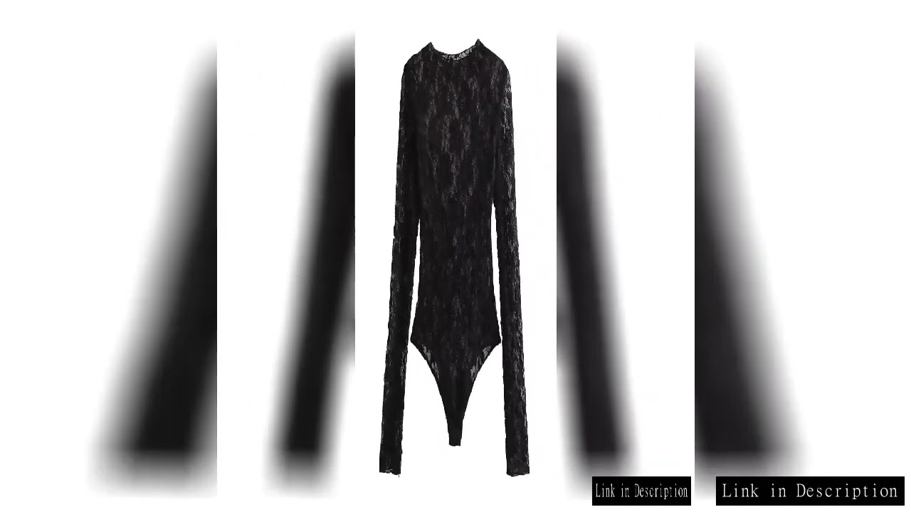 HH Women New Fashion Versatile Lace Jumpsuits Long Sleeves Hollow Out Slim Onesies Female Sexy Elega