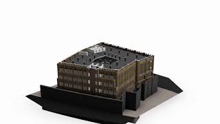 11 Storey Building Modeled in Revit from Point Cloud Data