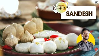 संदेश की 4 रेसिपी | 4 Sandesh recipes from scratch | Nolen Gurer Sondesh Jolbhora | Chef Ranveer screenshot 5