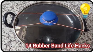 14 Awesome Rubber Band Life Hacks & Tricks | New Rubber Band Hacks|#archanakitchenagra