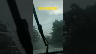 Fast moving thunderstorm hit Candler NC!! 10 minutes later, trees down, power out! #storm #weather