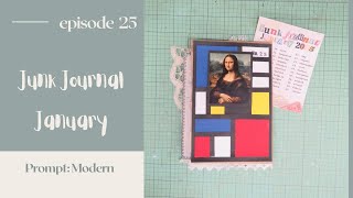 Craft with Me | Junk Journal January | Ep. 25 Modern
