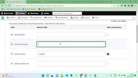 Complete Documentation to use Login And Logout Redirect Per Role module in Drupal | D4Drupal