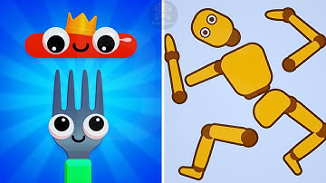 Ragdoll Break  Kick Loser V/s Fork N Sausage || BrainStorm Walkthrough || Max Gameplay ||  EP-0127