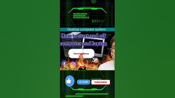 #1 कंप्यूटर चालू कैसे करते है | Computer Start and off kaise kare|Computer on and off right process