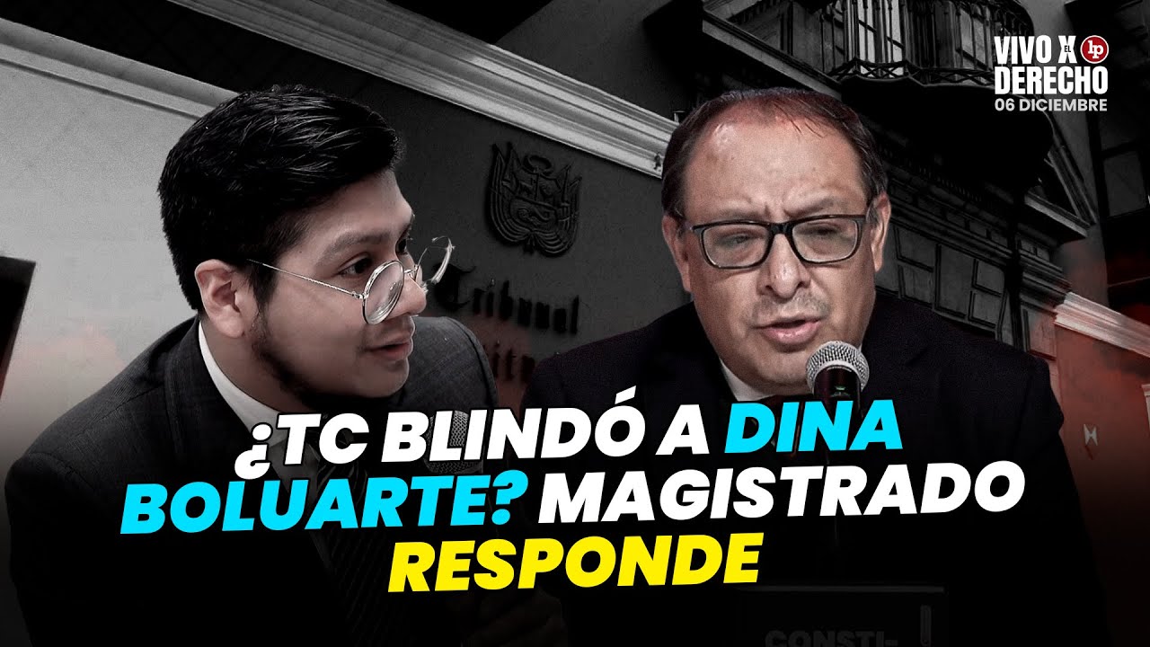 Magistrado Gutiérrez Ticse en LP (polémicas sentencias: BOLUARTE, KEIKO y otros)