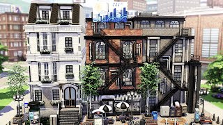 New York Townhouses 🌆 | The Sims 4 - Speed Build (NO CC)