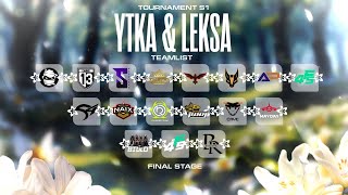 YTKA & LEKSA TOURNAMENT S1 | PUBG MOBILE | KALAMBOOR