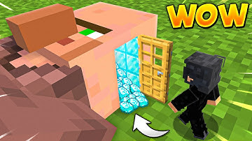 How I Entered Inside Villager Body in Minecraft...